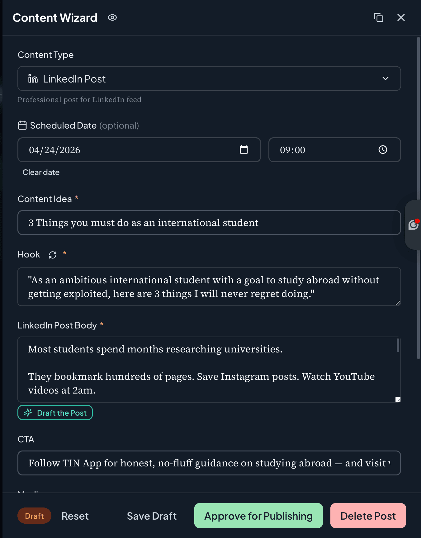 Content Wizard